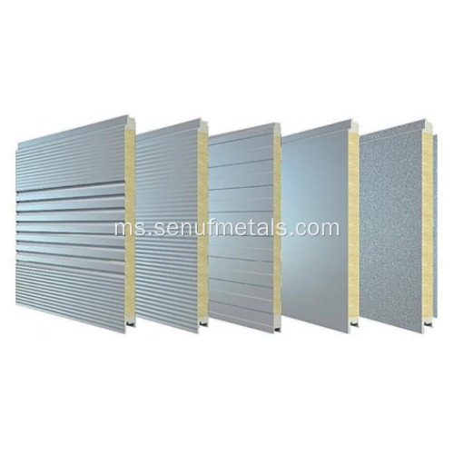 Tebal Rockwool Sandwich Panel Untuk Dinding Logam